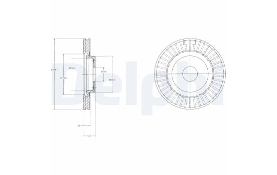Brake Disc BG4214 Delphi