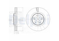 Brake Disc BG4225 Delphi