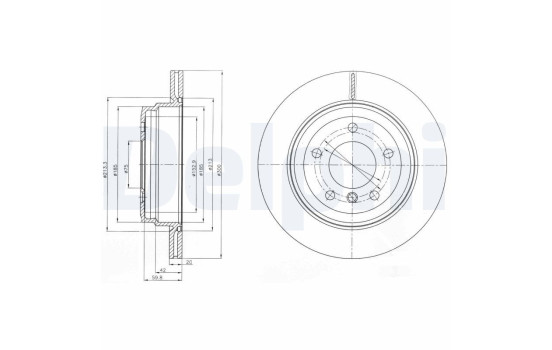 Brake Disc BG4243C Delphi