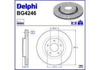Brake Disc BG4246 Delphi