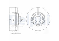 Brake Disc BG4251C Delphi