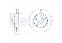 Brake disc BG4259 Delphi