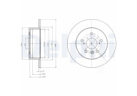 Brake Disc BG4268 Delphi