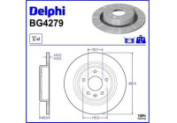 Brake Disc BG4279 Delphi