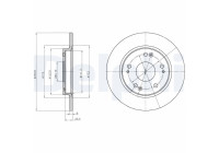 Brake Disc BG4280 Delphi