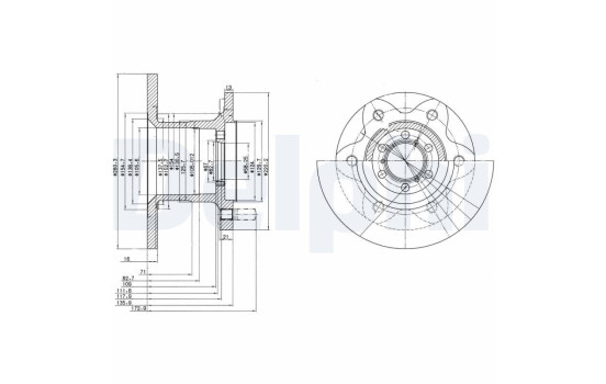 Brake Disc BG429 Delphi