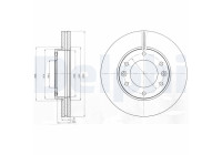 Brake disc BG4296 Delphi