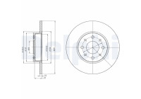 Brake Disc BG4312 Delphi
