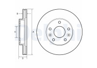 Brake Disc BG4455 Delphi