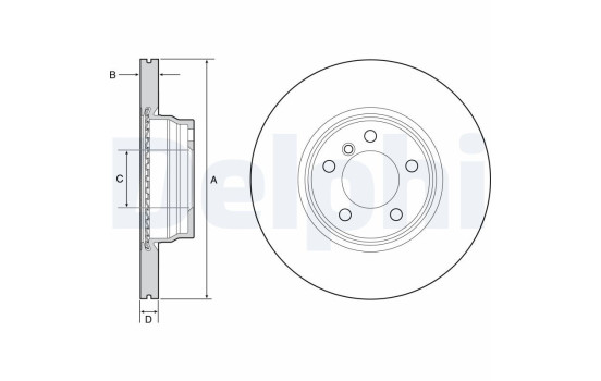Brake Disc BG4458C Delphi
