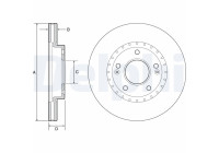 Brake Disc BG4565C Delphi