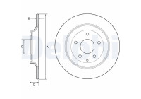 Brake Disc BG4567C Delphi