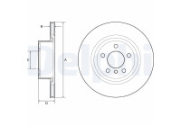 Brake Disc BG4644C Delphi