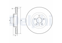 Brake Disc BG4654C Delphi