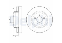 Brake Disc BG4664C Delphi
