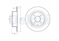 Brake Disc BG4666C Delphi