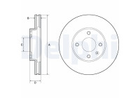 Brake Disc BG4671C Delphi