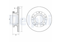 Brake Disc BG4673 Delphi