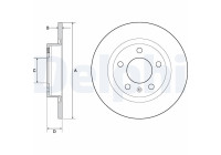 Brake Disc BG4675 Delphi
