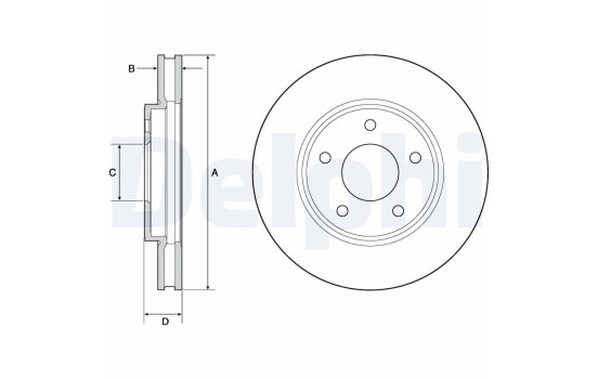 Brake Disc BG4678C Delphi