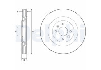 Brake Disc BG4689C Delphi
