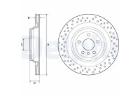 Brake Disc BG4699C Delphi
