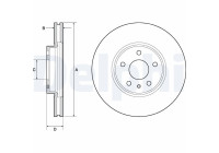 Brake Disc BG4702C Delphi