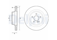 Brake Disc BG4705C Delphi