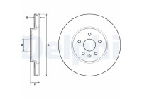 Brake Disc BG4710C Delphi