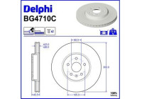 Brake Disc BG4710C Delphi