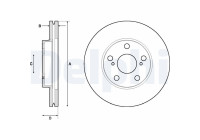 Brake Disc BG4711C Delphi