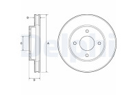 Brake Disc BG4742C Delphi