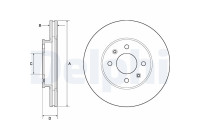 Brake Disc BG4744C Delphi