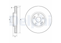 Brake Disc BG4746C Delphi