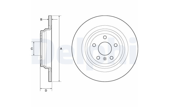 Brake Disc BG4754C Delphi