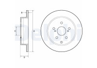 Brake Disc BG4757C Delphi