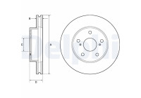 Brake Disc BG4758C Delphi