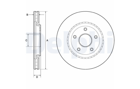 Brake Disc BG4759C Delphi