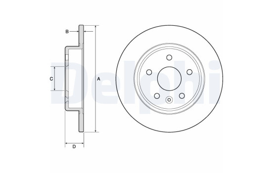 Brake Disc BG4761C Delphi