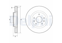 Brake Disc BG4770C Delphi