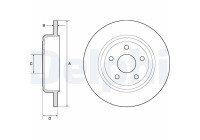 Brake Disc BG4772C Delphi
