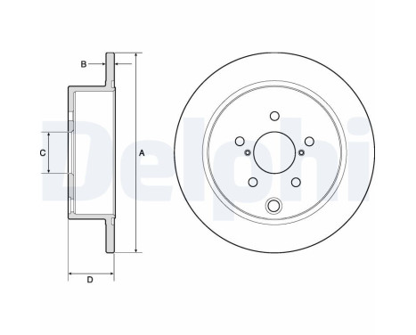 Brake Disc BG4776C Delphi