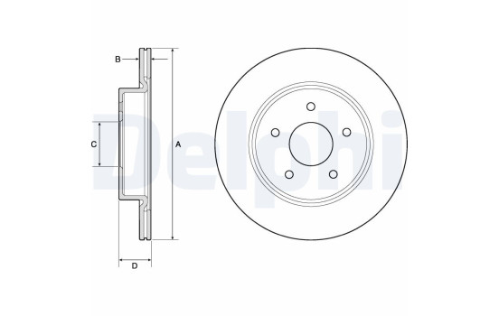 Brake Disc BG4779C Delphi