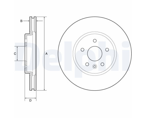 Brake Disc BG4783C Delphi