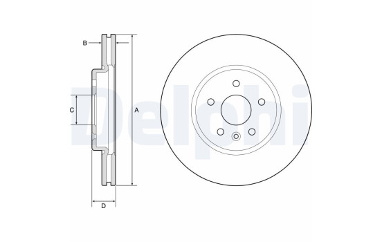 Brake Disc BG4783C Delphi