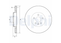 Brake Disc BG4786C Delphi