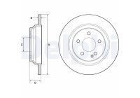 Brake Disc BG4811C Delphi