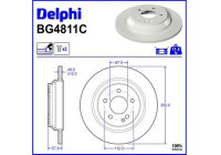 Brake Disc BG4811C Delphi