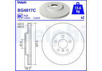 Brake Disc BG4817C Delphi