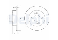 Brake Disc BG4917C Delphi